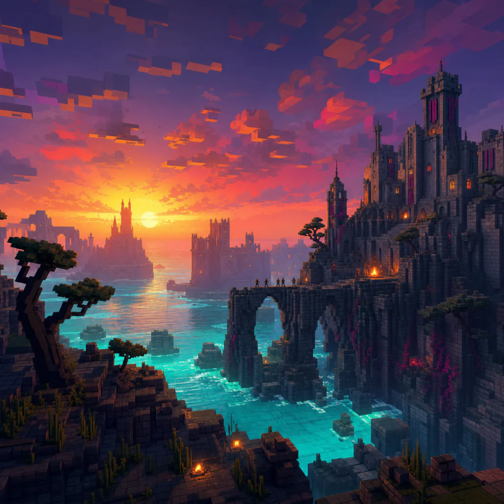 Blackglass Manor QuakeCraft Battle Royale arena